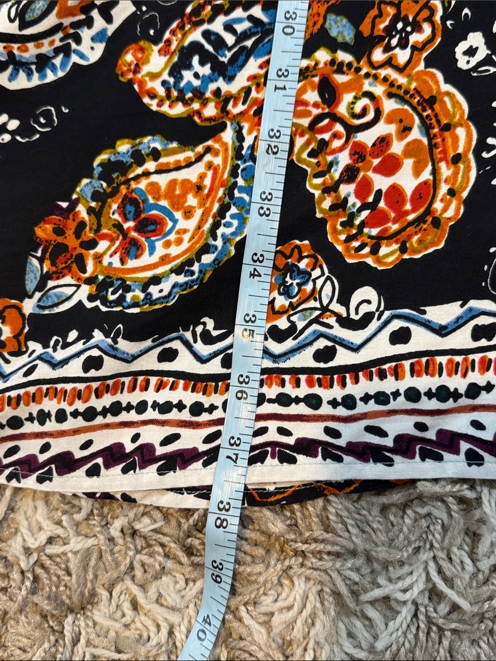 Akemi + Kin Anthropologie Beaded Boho V-Neck Mini Dress size 4 - Picture 15 of 16